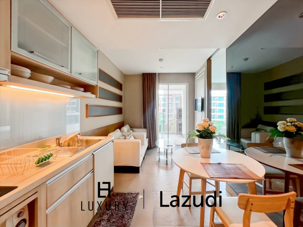 ขายคอนโด 1 ห้องนอน ชั้น 5 วิวสระและสวนที่ Amari Residences Hua Hin