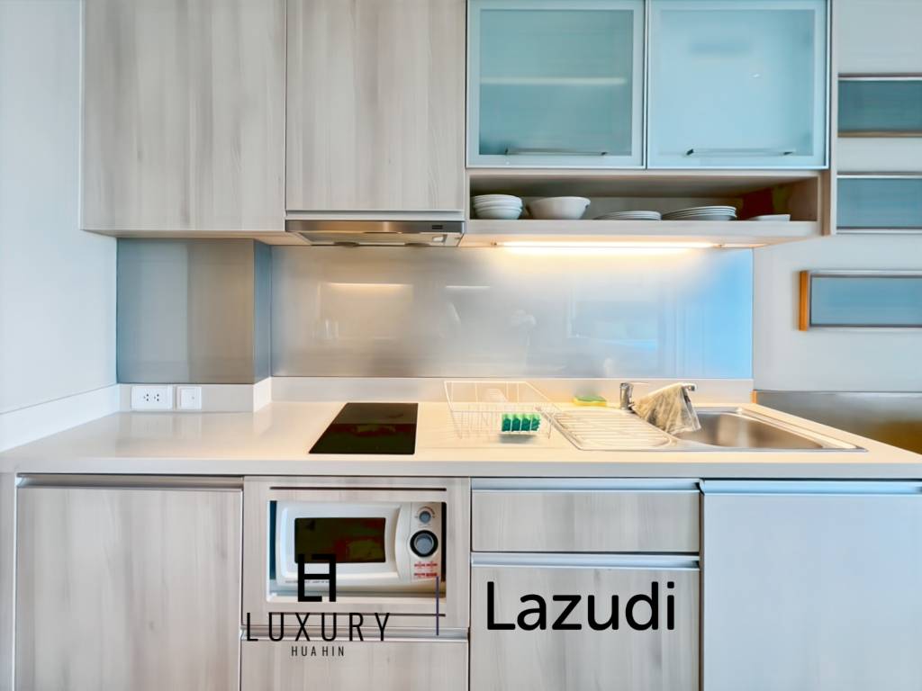 ขายคอนโด 1 ห้องนอน ชั้น 5 วิวสระและสวนที่ Amari Residences Hua Hin