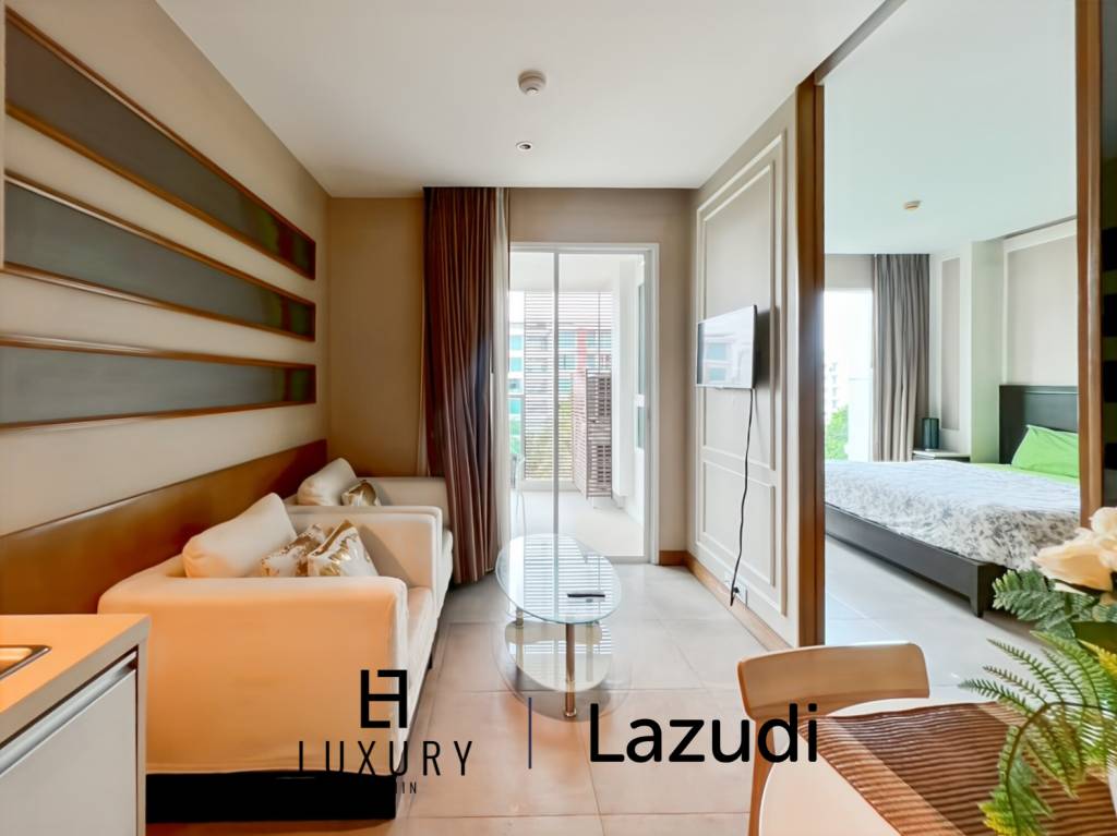 ขายคอนโด 1 ห้องนอน ชั้น 5 วิวสระและสวนที่ Amari Residences Hua Hin