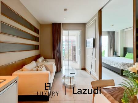 ขายคอนโด 1 ห้องนอน ชั้น 5 วิวสระและสวนที่ Amari Residences Hua Hin