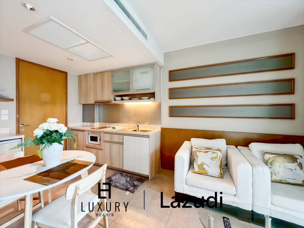 ขายคอนโด 1 ห้องนอน ชั้น 5 วิวสระและสวนที่ Amari Residences Hua Hin