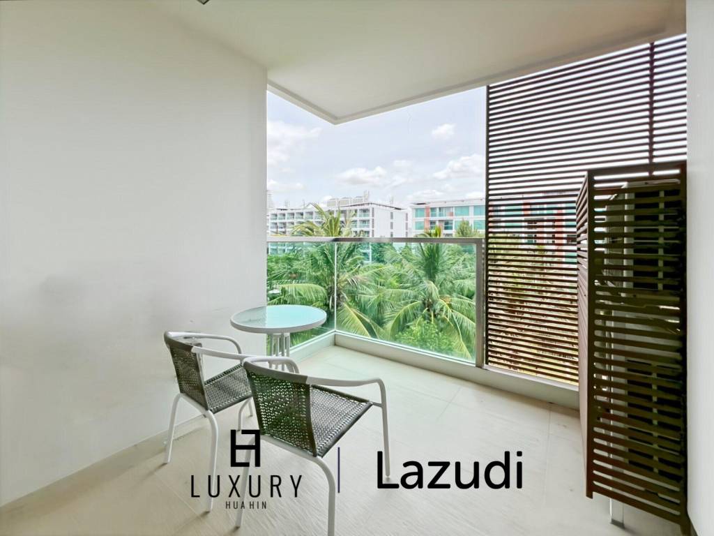 ขายคอนโด 1 ห้องนอน ชั้น 5 วิวสระและสวนที่ Amari Residences Hua Hin