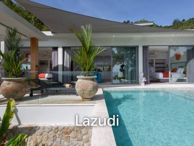 Modern 2-Bed Villa with Stunning Sea Views in Mae Nam