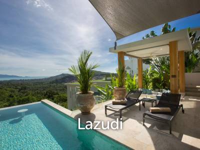 Modern 2-Bed Villa with Stunning Sea Views in Mae Nam
