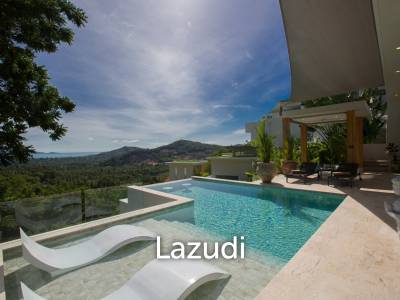 Modern 2-Bed Villa with Stunning Sea Views in Mae Nam