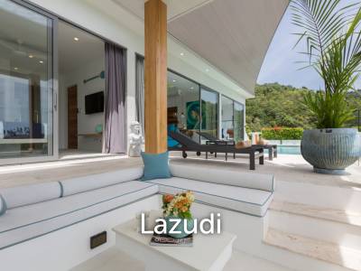 3-Bed Villa with Stunning Sea Views in Mae Nam