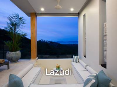 3-Bed Villa with Stunning Sea Views in Mae Nam