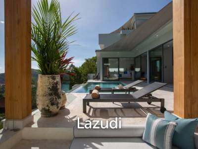 Spacious 4-Bedroom Villa with Sea View – Mae Nam