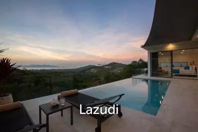 Spacious 4-Bedroom Villa with Sea View – Mae Nam