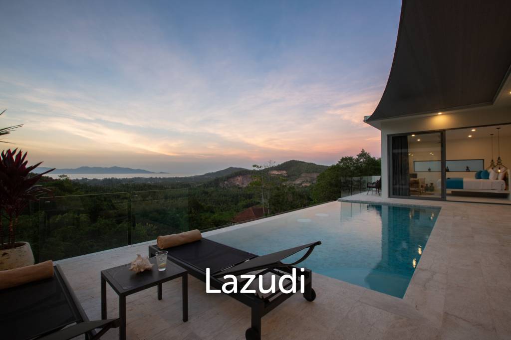 Spacious 4-Bedroom Villa with Sea View – Mae Nam