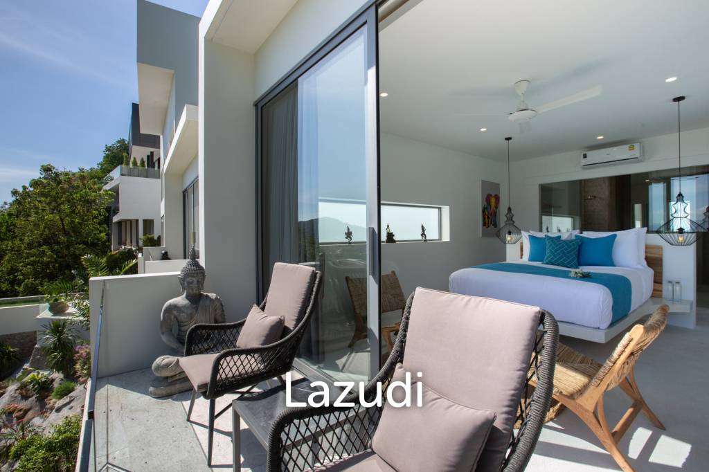 Spacious 4-Bedroom Villa with Sea View – Mae Nam