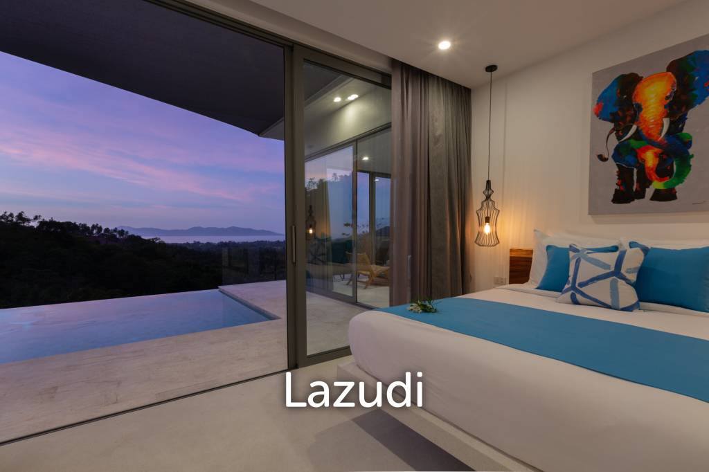 Spacious 4-Bedroom Villa with Sea View – Mae Nam