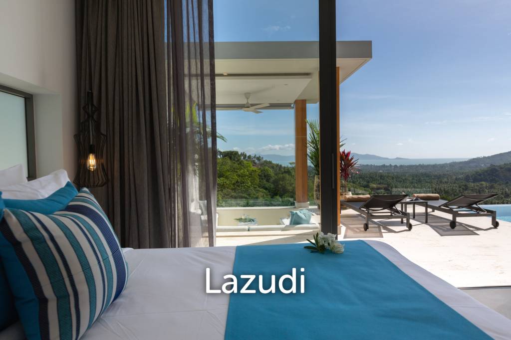 Spacious 4-Bedroom Villa with Sea View – Mae Nam