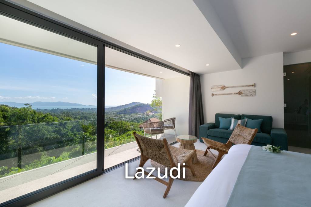 Spacious 4-Bedroom Villa with Sea View – Mae Nam