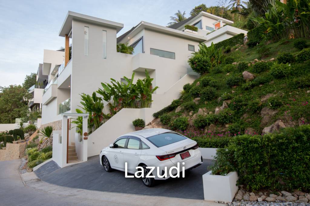 Spacious 4-Bedroom Villa with Sea View – Mae Nam