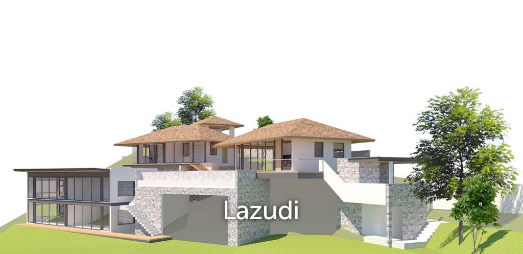 Panoramic 6-Bedroom Sea View Villa in Mae Nam Soi 4