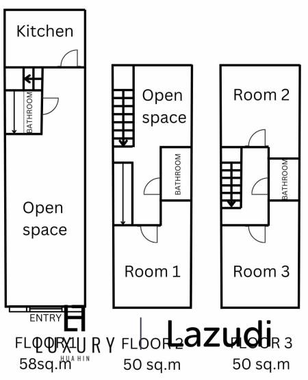 160 平方米 3 床 2 洗澡 联排别墅 对于 租