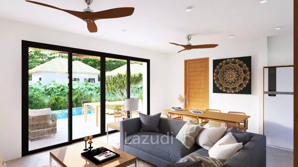 Balinese-Style 2-Bedroom Villa in Ko Phangan – 8 Mins to Beach
