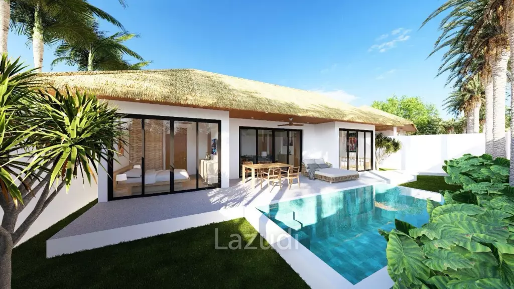 Balinese-Style 2-Bedroom Villa in Ko Phangan – 8 Mins to Beach