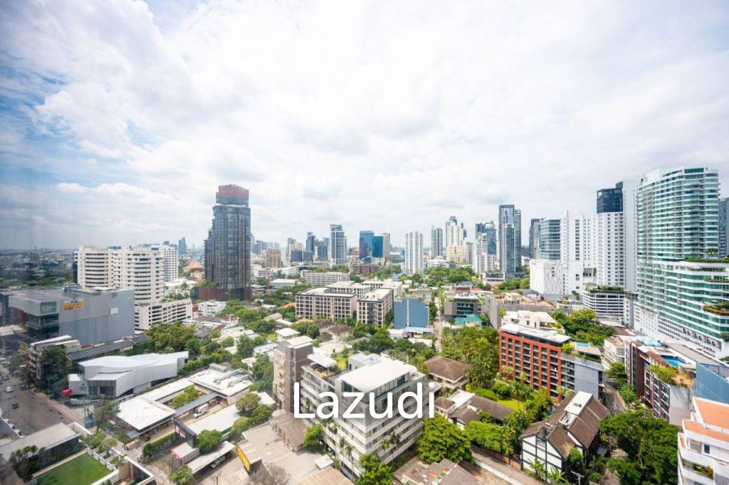 90 sqm high floor condo at Hampton Thonglor 10 in Watthana Bangkok