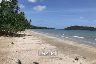 ที่ดินริมทะเล 4960 ตร.ม. ทำเลเงียบสงบ ติดหาดสวย นาเภา หลังสวน ชุมพร