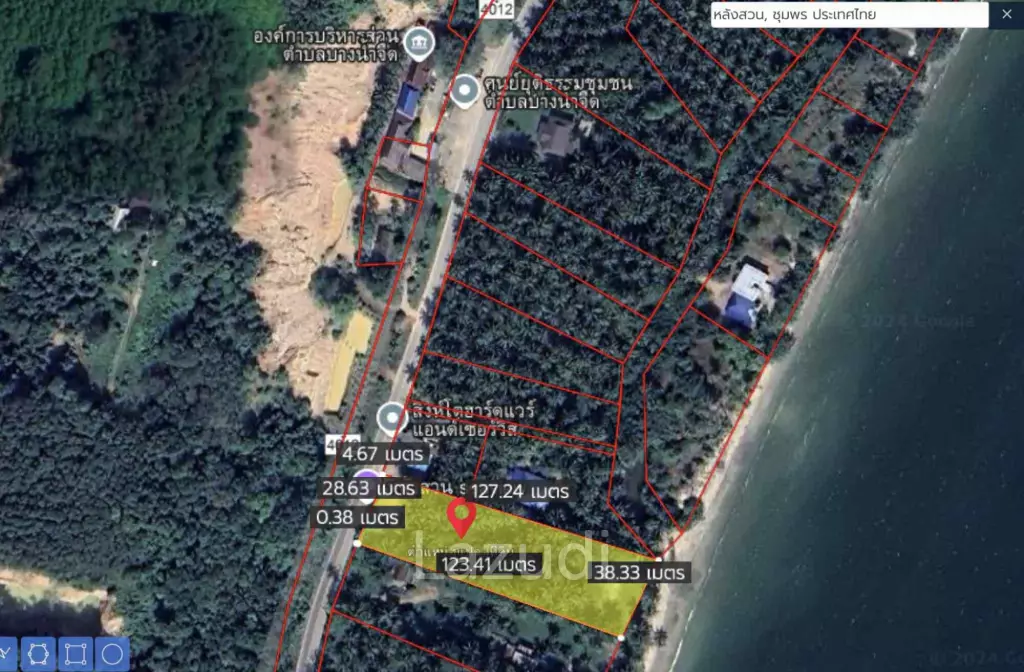 Chumphon Province: Rare Beachfront Land for Sale