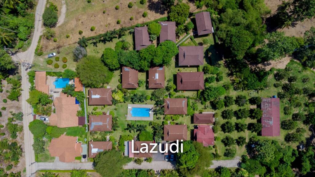 Prime 15-House Resort with Fruit Orchard & Pool – 7,932 sqm Land in Tranquil Mae Nam, Koh Samui