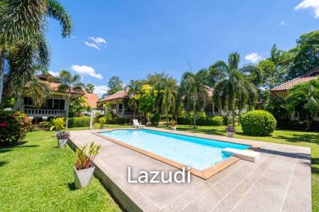 Prime 15-House Resort with Fruit Orchard & Pool – 7,932 sqm Land in Tranquil Mae Nam, Koh Samui