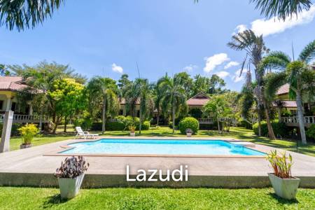 Prime 15-House Resort with Fruit Orchard & Pool – 7,932 sqm Land in Tranquil Mae Nam, Koh Samui