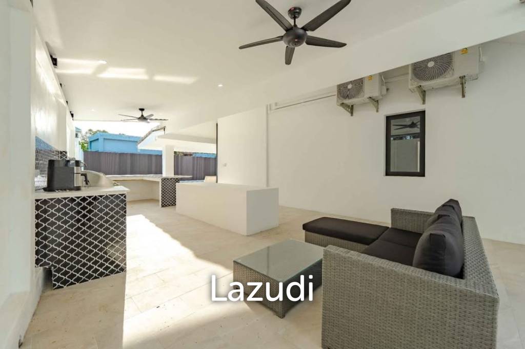 Newly renovated modern 4-bedroom villa for rent in Rawai