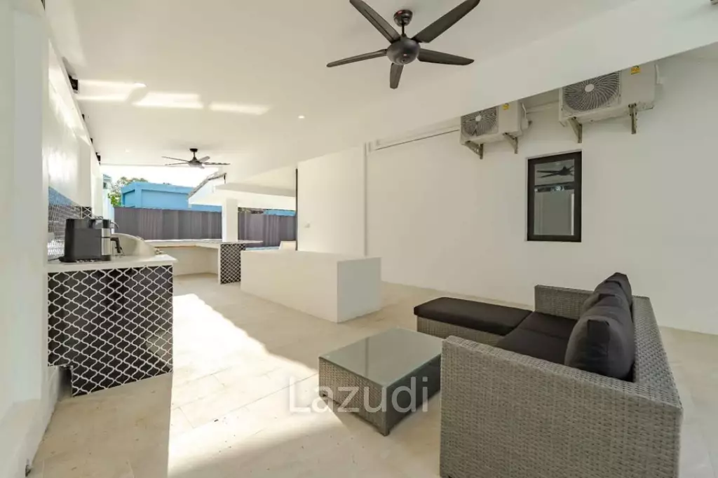 Newly renovated modern 4-bedroom villa for rent in Rawai
