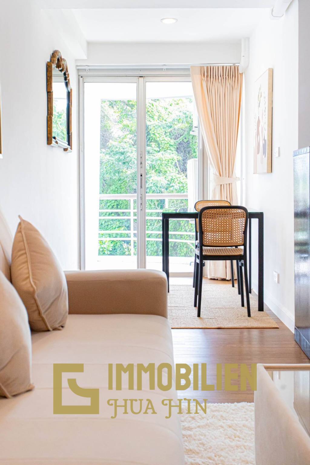 Hin Nam Sai Suay: Neu renovierte 1-Schlafzimmer-Eigentumswohnung in Hua Hin