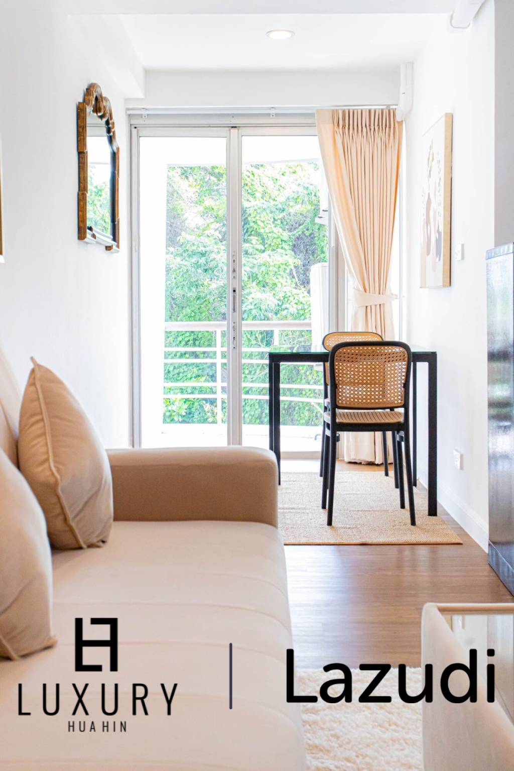 Hin Nam Sai Suay: недавно отремонтированная квартира с 1 спальней в Хуа Хине