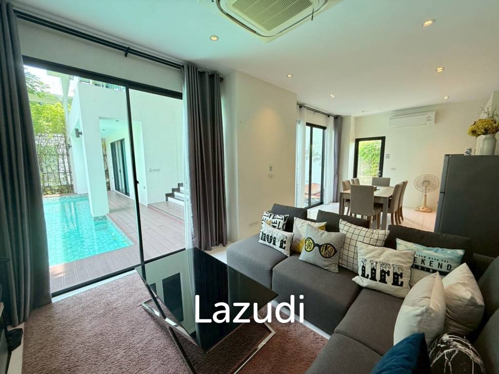 Spacious 2-Storey Villa with Rooftop Jacuzzi, 3 bed, 3 bath