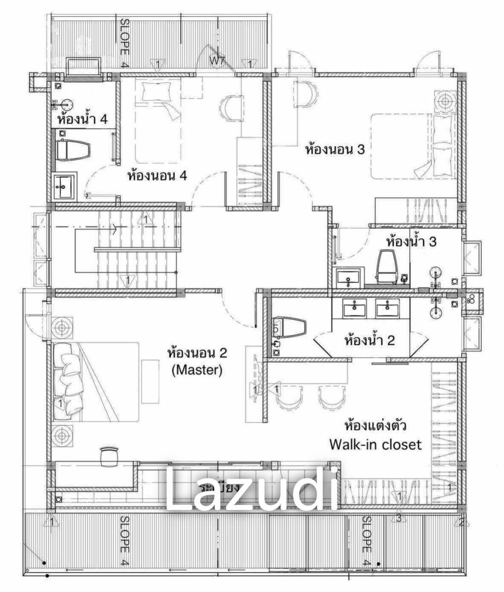 บ้านเดี่ยวสุดหรู 4 ห้องนอนในทำเล อ.หางดง บ้านถวาย