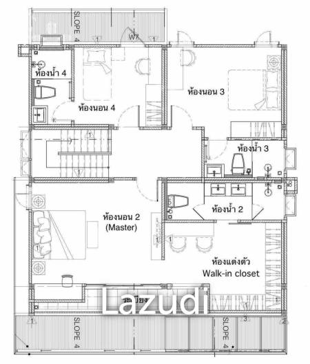 บ้านเดี่ยวสุดหรู 4 ห้องนอนในทำเล อ.หางดง บ้านถวาย