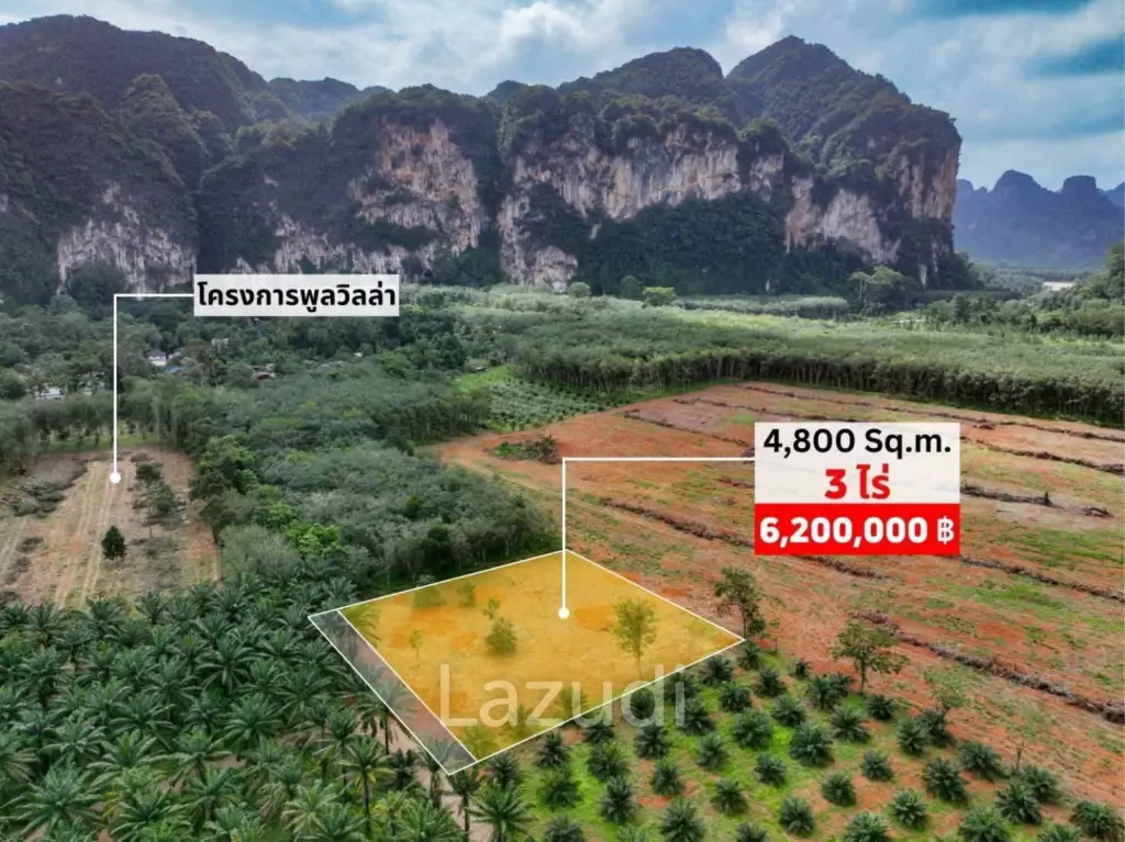 Expansive 4800 Sq.m. Plot in Scenic Nong Thale Krabi