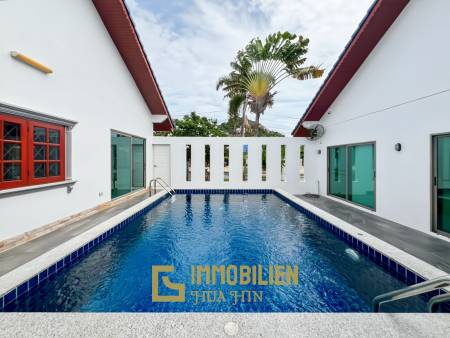 Soi Hua Hin 94: Pool Villa mit 4 Schlafzimmern und Bergblick