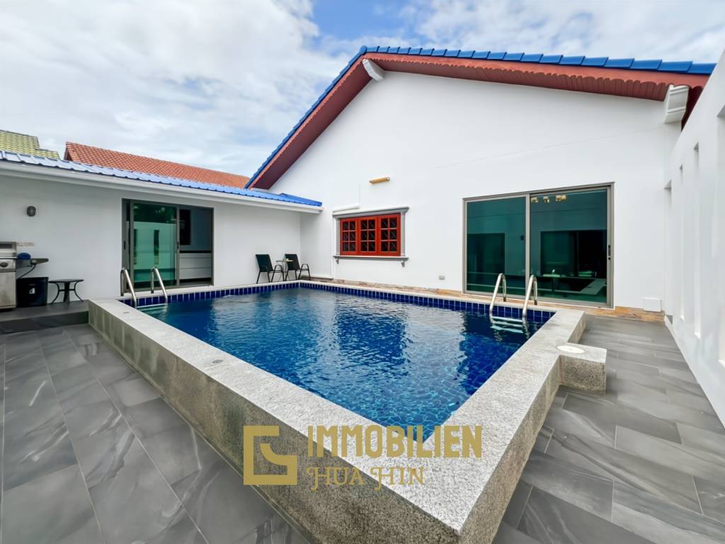 Soi Hua Hin 94: Pool Villa mit 4 Schlafzimmern und Bergblick