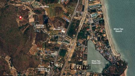 2 Rai Freehold Scenic Land on Hillside with Sea View in Khao Tao, Hua Hin