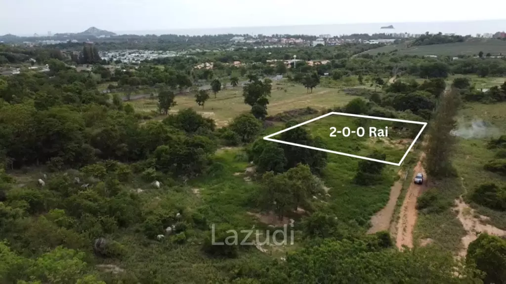 2 Rai Freehold Scenic Land on Hillside with Sea View in Khao Tao, Hua Hin