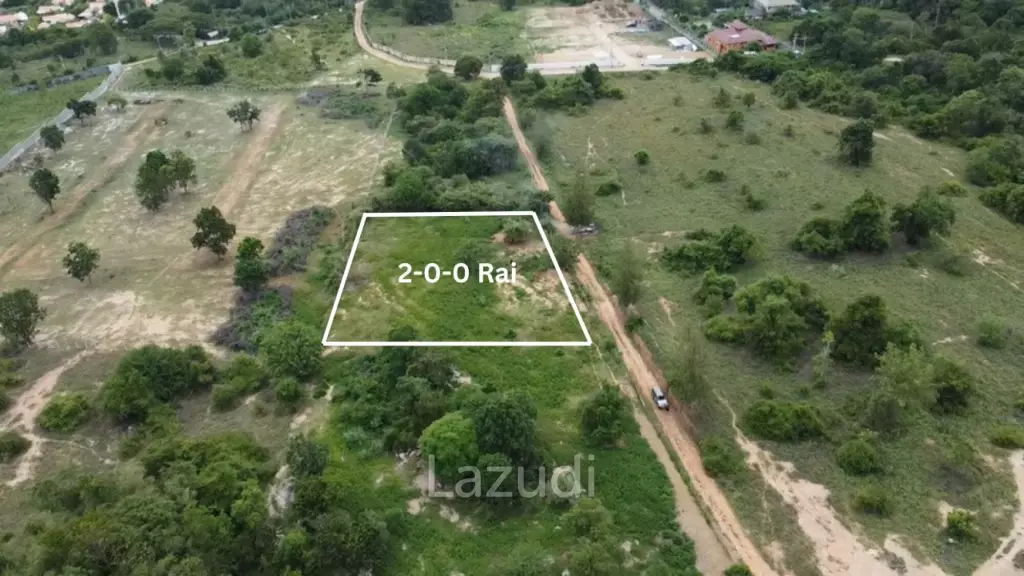 2 Rai Freehold Scenic Land on Hillside with Sea View in Khao Tao, Hua Hin