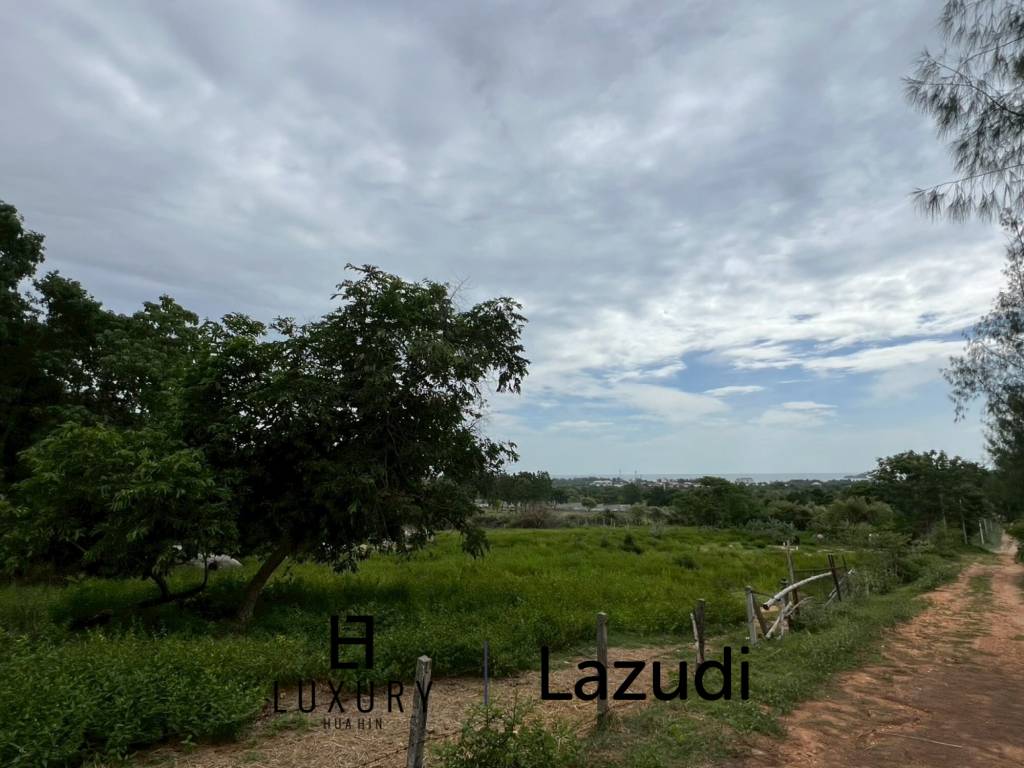 2 Rai Freehold Scenic Land on Hillside with Sea View in Khao Tao, Hua Hin