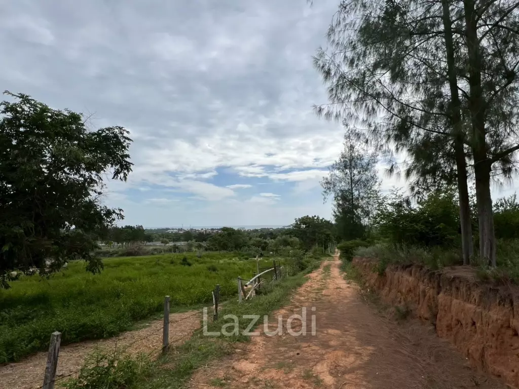 2 Rai Freehold Scenic Land on Hillside with Sea View in Khao Tao, Hua Hin