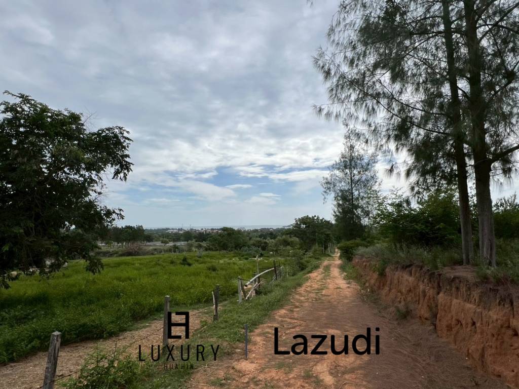 2 Rai Freehold Scenic Land on Hillside with Sea View in Khao Tao, Hua Hin
