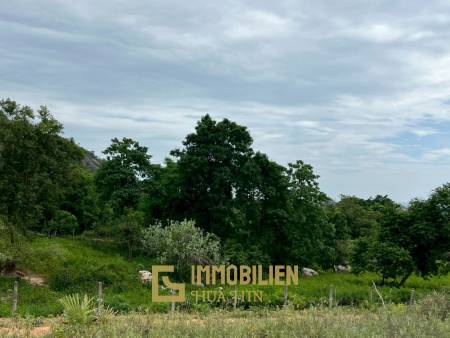 Khao Tao / Hua Hin: 2 Rai großes Grundstück in Hanglage mit Meerblick