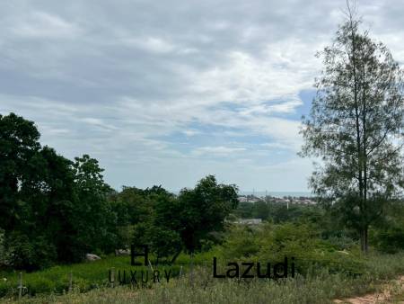 2 Rai Freehold Scenic Land on Hillside with Sea View in Khao Tao, Hua Hin
