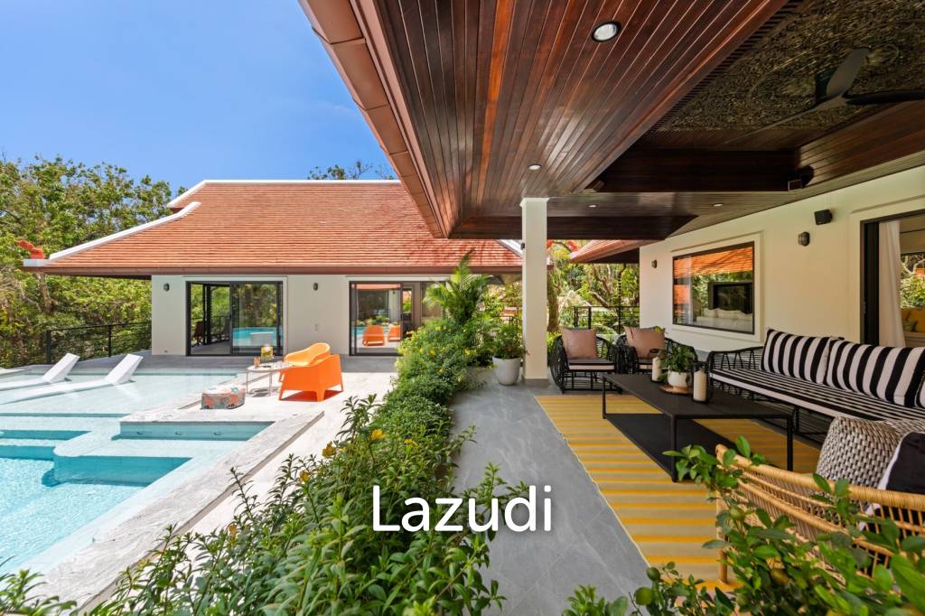 Spacious 3-Bedroom Pool Villa Near Naiharn Beach