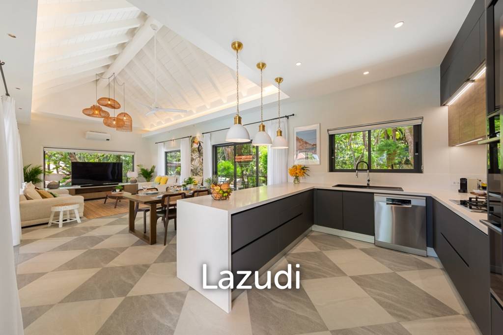 Spacious 3-Bedroom Pool Villa Near Naiharn Beach