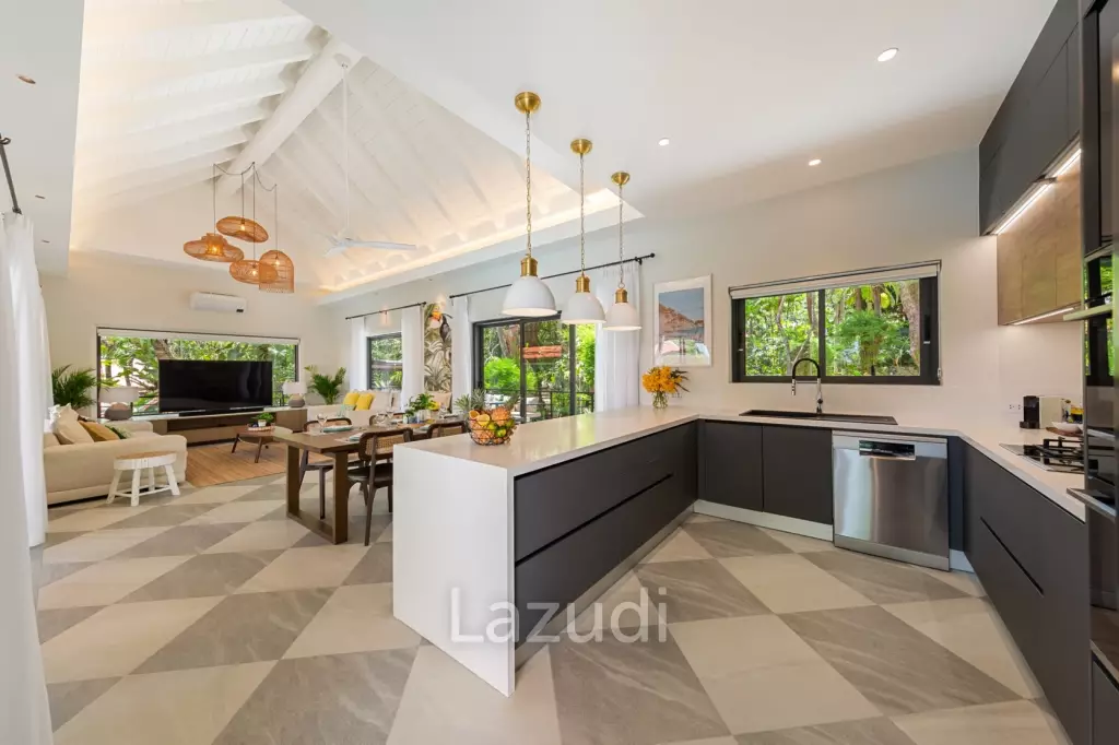 Spacious 3-Bedroom Pool Villa Near Naiharn Beach